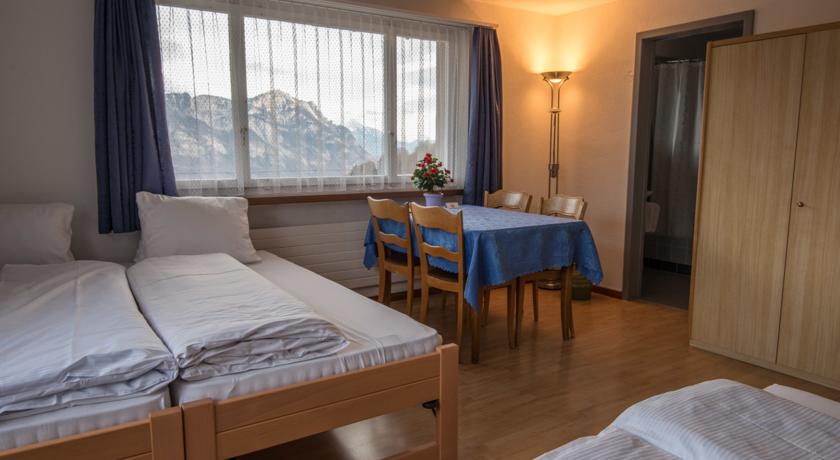 Hotel Restaurant Bergheim Flumserberg Kamer foto
